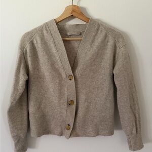 Everlane cashmere cropped cardigan